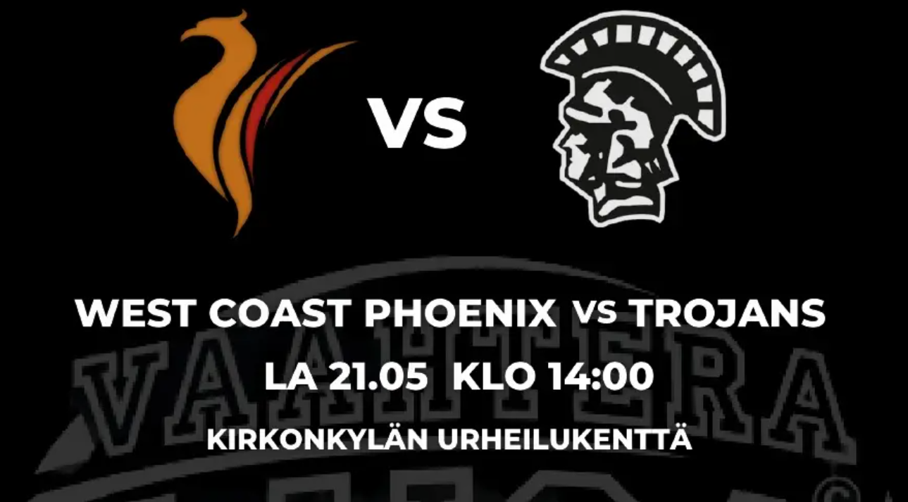 West Coast Phoenix vs. Trojans mainos.